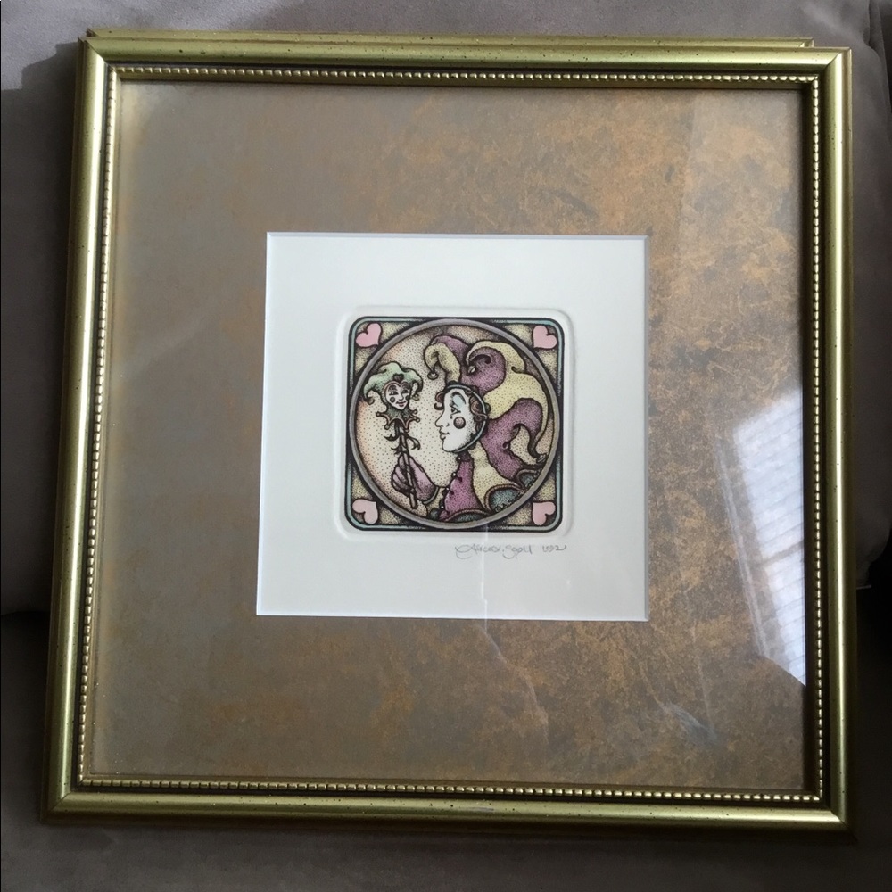 Signed Print by Artist, framed and matted!